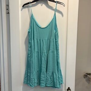 Altar'd State Aqua Turqoise Sundress. Gently worn and washed